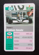 Trading Cards - ( 6 X 9,2 Cm ) 1995 - Formule 1 - Brabham Yamaha - Grande Bretagne - N°2B - Engine