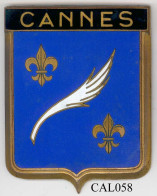 CAL058 - PLAQUE CALANDRE AUTO - CANNES - Autres & Non Classés