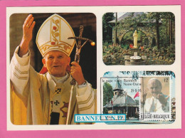 Carte Maximum - Belgique - 1985 - Visite Du Pape Jean-Paul II - Banneux - 1981-1990