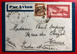 Indochine, Entier-Avion TAD FAI-FO, Annam, 10.8.1939, Pour La France - (A474) - Brieven En Documenten