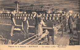 59-ROUBAIX-FILATURE DE LA RETOUTE- LES METIERS A FILER " RENVIDEURS " - Roubaix