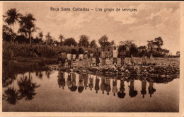 S. SÃO TOMÉ - Roça Santa Catharina - Um Grupo De Serviçais - Sao Tome Et Principe