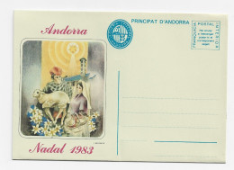 3772   Franquicia Postal  , Andorra 1983 Nadal, Navidad. - Covers & Documents