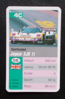 Trading Cards - ( 6 X 9,2 Cm ) 1995 - Sportwagen / Voiture De Sport - Jaguar XJR 11 - Grande Bretagne - N°4C - Motores