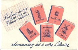 Region Nord-buvard- Les Beaux Cahiers-jean Bart-le Suffren-le Magellan-cassel- Beffroi - Stationeries (flat Articles)