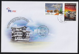 2013 Turkey 130th Anniversary Of Town Of Beypazari: Local Cuisine, Local Handicrafts, Traditional House FDC - Alimentation