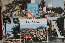 COTIGNAC      -         CARTE  MULTI  VUES       1963 - Cotignac
