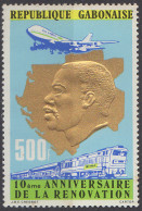 GABON - 10e Anniversaire De La Rénovation - Gabon (1960-...)