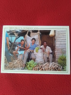 TARJETA POSTAL POST CARD POSTKARTE CARTE POSTALE REPÚBLICA DOMINICANA DOMINICAN REPUBLIC PLÁTANOS BANANAS..VER FOTO.. - Dominicaine (République)