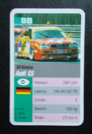 Trading Cards - ( 6 X 9,2 Cm ) 1995 - GT Klasse / Voiture: Classe GT - Audi C5 - Allemagne - N°8B - Moteurs