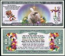 USA - FANTASY NOTE - EASTER  JELLY  BEAN  PRAYER -  UNC / SERIES  EASTER - Otros & Sin Clasificación