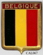 CAL067 - PLAQUE CALANDRE AUTO -BELGIQUE - Other & Unclassified