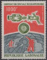 GABON - Coopération Spatiale EUA / URSS 1974 - Gabon (1960-...)