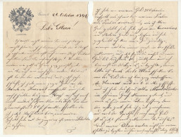 Grand Hotel De Russie Et Continental Memo - Written 1896 - Without Cover B230510 - Other & Unclassified