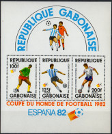 GABON - Coupe Du Monde De Football 1982 (feuillet) - Gabon (1960-...)