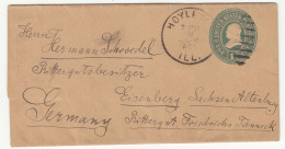 US Old Postal Stationery Newspaper Wrapper Posted 190? To Germany B230510 - Otros & Sin Clasificación