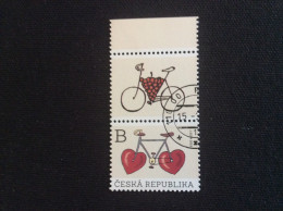 Yvert 1034 Pofis 1195 Oblitéré CZ 2023 Cyclisme Avec Vignette Vélo Bike - Used Stamps