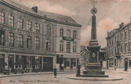 BELGIQUE - Mons - Place Louise Et Monument Houzeau - Carte Postale Ancienne - Mons