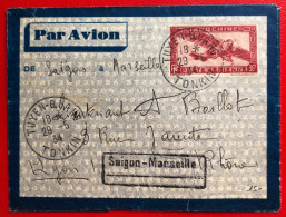 Indochine, Entier-Avion TAD TUYEN-QUANG, Tonkin, 29.5.1934, Pour La France - (A745) - Briefe U. Dokumente