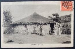 Carte De Djibouti " TOUCOULE " Semeuse Lignée 50c Oblitération De Fortune Bouchon De Djibouti Pour MALANDE TTB - Cartas & Documentos