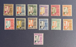 Niger Taxe 1927 N° 9-21 Neuf Charniere - Timbres-taxe