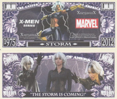 USA - FANTASY NOTE - STORM -  UNC / SERIES  X - MEN  MARVEL - Other & Unclassified