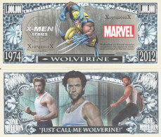 USA - FANTASY NOTE - WOLVERINE -  UNC / SERIES  X - MEN  MARVEL - Other & Unclassified