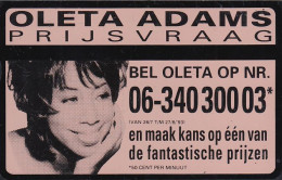 Netherland - L&G 1991 Advertising - RCZ639 - Oleta Adams Prijsvraag - Singer - (212B) - Privé