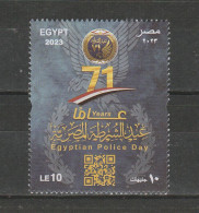 EGYPT / 2023 / POLICE DAY / MNH / VF . - Unused Stamps
