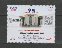 EGYPT / 2023 / NTRA ( NATIONAL TELECOM REGULATORY AUTHORITY )/ MNH / VF - Unused Stamps