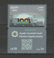 EGYPT / 2022 / FEDERATION OF EGYPTIAN INDUSTRIES / MNH / VF - Unused Stamps