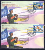 UNO Wien 1998 - Frieden, Nr. 266 - 267 Auf FDC-Brief - FDC