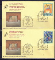 UNO Wien 1998 - Menschenrechte, Nr. 268 - 269 Auf FDC-Brief - FDC