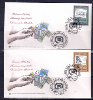 UNO Wien 1997 - Hommage An Die Philatelie, Nr. 236 - 237 Auf FDC-Brief - FDC