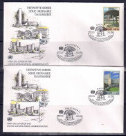 UNO Wien 1998 - Freimarken, Nr. 246 - 247 Auf FDC-Brief - FDC