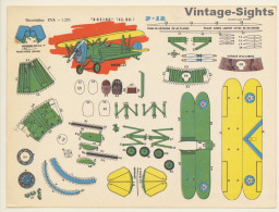 Recortables EVA: Boeing (E.E.UU.) P-12 (Vintage Cut Out Airplane 1965) - Kartonmodellbau  / Lasercut