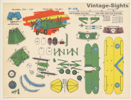 Recortables EVA: Boeing (E.E.UU.) P-12 (Vintage Cut Out Airplane 1965) - Paper Models / Lasercut