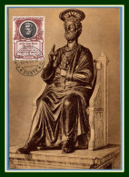 Carte Maximum Vatican Yv. N° 176 Pape 1955 - Cartoline Maximum