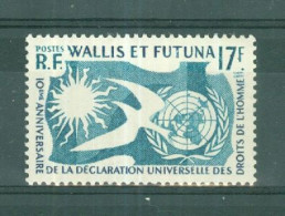 WALLIS & FUTUNA - N°160* MH Trace De Charnière SCAN DU VERSO. 10° Anniversaire De La Déclaration Des Droits De L'Homme.. - Ongebruikt