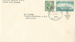 PANAMA 5c SUR LETTRE DE ALBROOK POUR DAYTON ( OHIO ) DE 1963 LETTRE COVER - Kanalzone