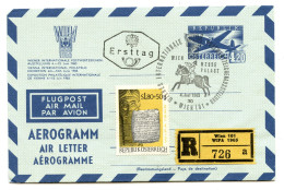 Austria Postal Staionery Aerogramme FDC WIPA 1965 Not Posted B230510 - Andere & Zonder Classificatie