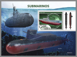 GUINEA BISSAU 2022 MNH Submarines U-Boote S/S - OFFICIAL ISSUE - DHQ2321 - U-Boote