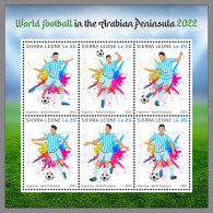 SIERRA LEONE 2023 MNH Football Fußball M/S - OFFICIAL ISSUE - DHQ2321 - 2022 – Qatar