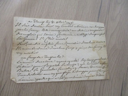 Miliraria Récit Militaire Manuscrit Lorient Camp De Langres Guerre Contre Les Anglais Mousquetaire...  1746 - Documenti