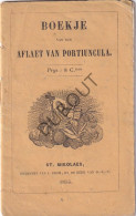 Sint-Niklaas - Boekje Van Den Aflaet Van Portiuncula - 1855  (W224) - Oud