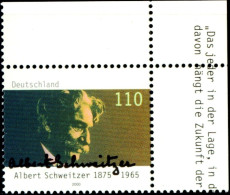 FAMOUS PEOPLE- Dr ALBERT SCHWEITZER-GERMANY-2000- MNH- A5-616 - Albert Schweitzer