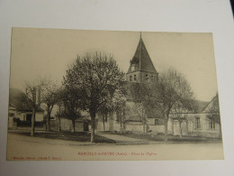 AUBE-MARCILLY LE HAYER-PLACE DE L'EGLISE-ED MARQUIS- - Marcilly