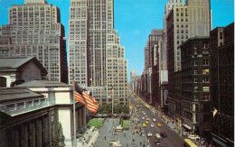 ETATS-UNIS - New York City - Looking Up Fifth Avenue From N.Y. Public Library - Carte Postale Ancienne - Otros & Sin Clasificación