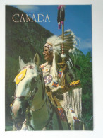 ZA445.14   Large Postcard - -Alberta Cree Indian -  Canada  Ca 2002  Size 170 X 120  Mm Prof. L.  Adamovich - Vancouver