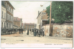 YVELINES 78.BONNIERES RUE DE LA GARE - Bonnieres Sur Seine